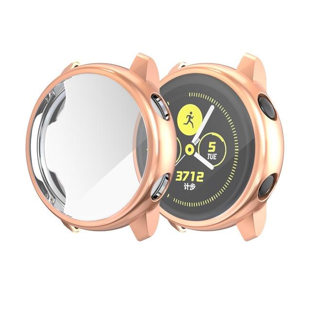 Case For Samsung galaxy watch active 2 active 1 cover bumper Accessories Protector Full coverage silicone Screen Protection