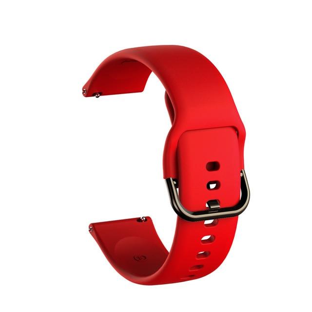 20mm Silicone Band for Samsung Galaxy Watch 42mm Active 2 40 44mm Gear S2 Soft Sport Watchband Strap Bracelet for Huami Amazfit