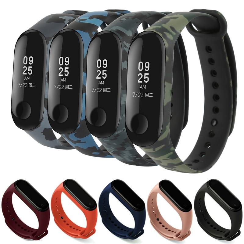 For Xiaomi Mi Band 4 3 Strap Replacement Wrist Straps Bracelets Silicone Watch Band for Xiaomi MI Band Wristband Strap